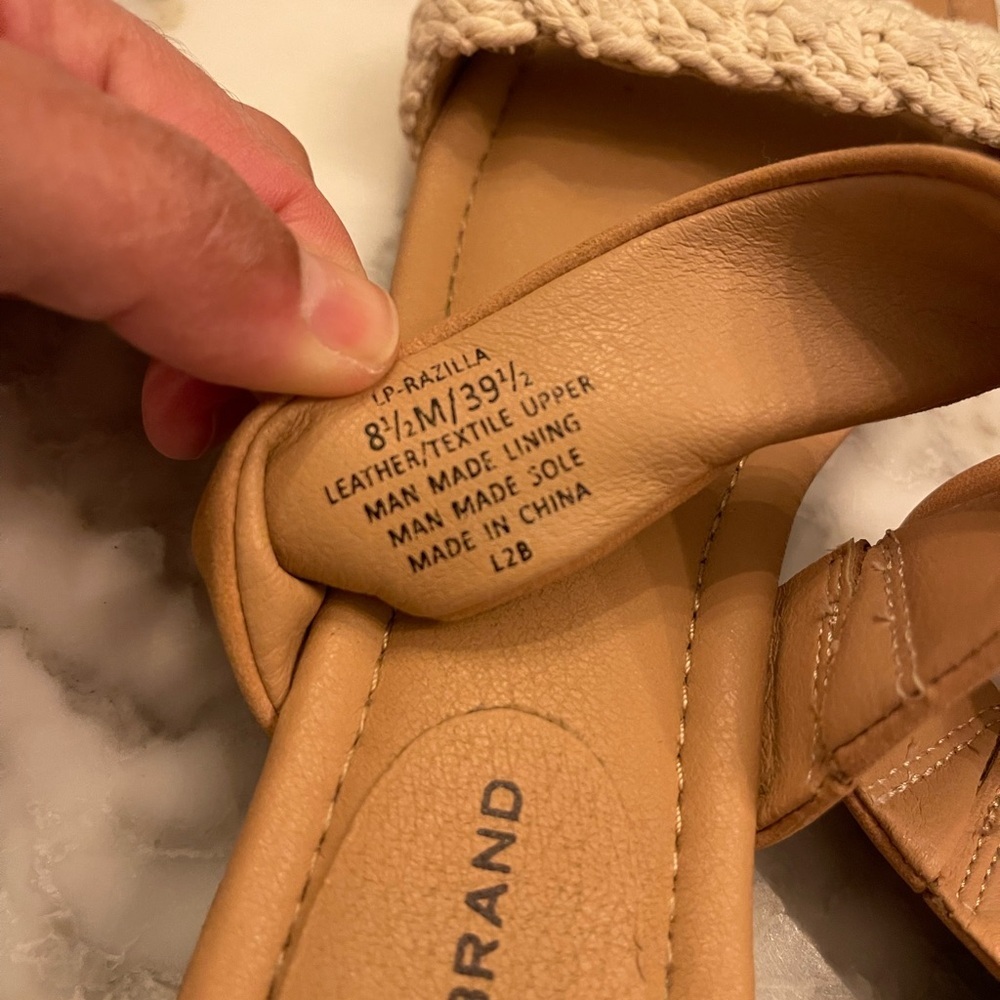 Lucky brand sandals size 8.5 - Picture 4 of 5